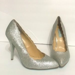 Blue by Betsey Johnson Scalloped Heels